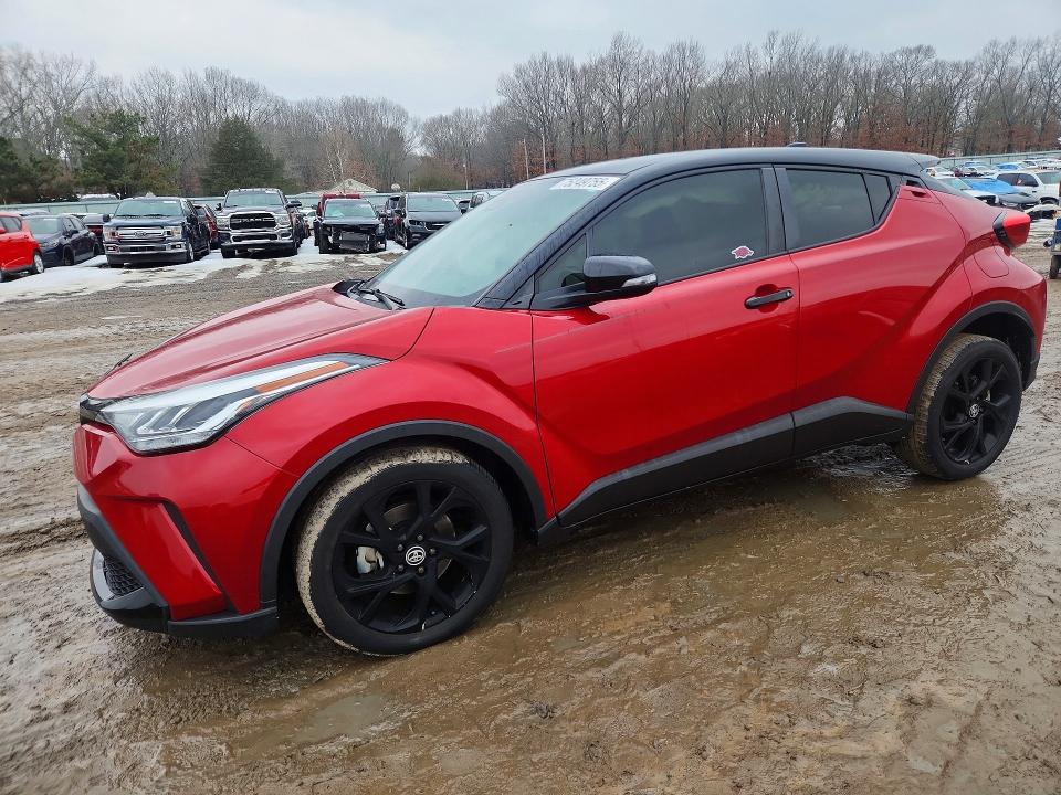 2022 Toyota C-hr VIN JTNKHMBX7N1135637 COPART salvage auction — SIDE, Ar - Cert Of Title-Salvage, sold $80 on 2026-07-27 (photo 1)