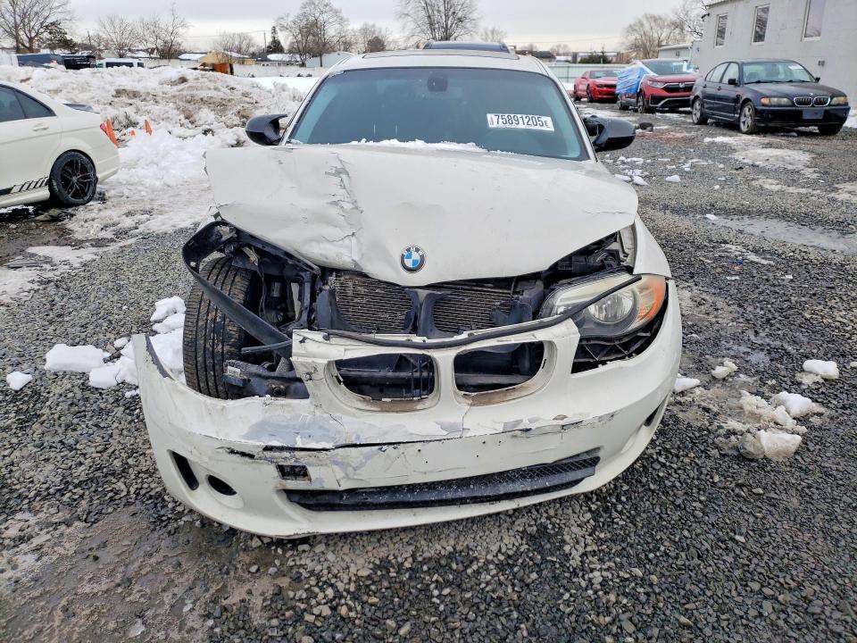 2012 BMW 1 series VIN WBAUP9C5XCVL91865 COPART salvage auction — FRONT END, Nj - Cert Of Title-Salvage, sold $450 on 2026-07-07 (photo 5)