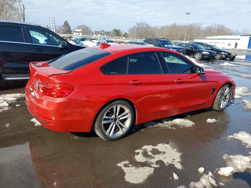 2015 BMW 4er VIN WBA4A9C59FGL87185 COPART salvage auction — REAR END, Nj - Cert Of Title-Salvage, sold $975 on 2026-08-18 (photo 3)