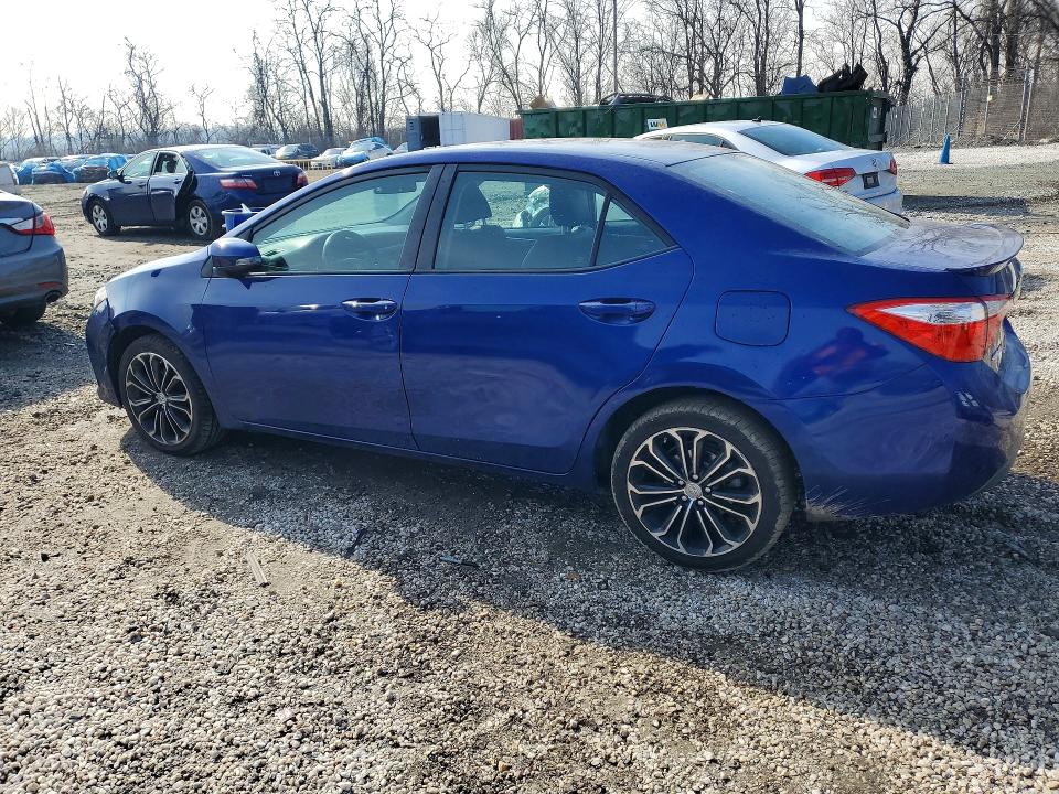 2016 Toyota Corolla VIN 5YFBURHE4GP488550 COPART salvage auction — SIDE, Md - Cert Of Salvage > 75% Damage, sold $500 on 2026-07-09 (photo 2)