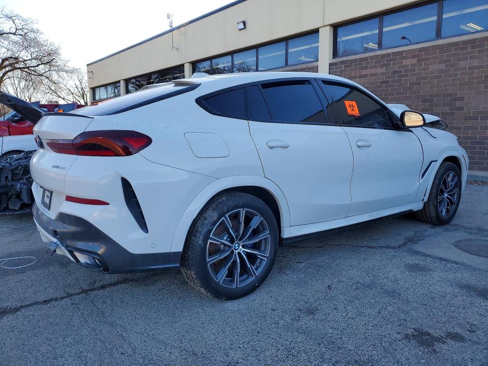 2026 BMW X6 VIN 5UX33EX08T9277372 COPART salvage auction — Biohazard/Chemical, IL - JUNKING CERT OF A VEHICLE, sold $27,750 on 2026-03-23 (photo 3)