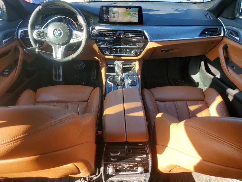 2019 BMW 5er VIN WBAJA7C51KG909812 COPART salvage auction — SIDE, Salvage Title, sold $10,000 on 2026-07-14 (photo 8)