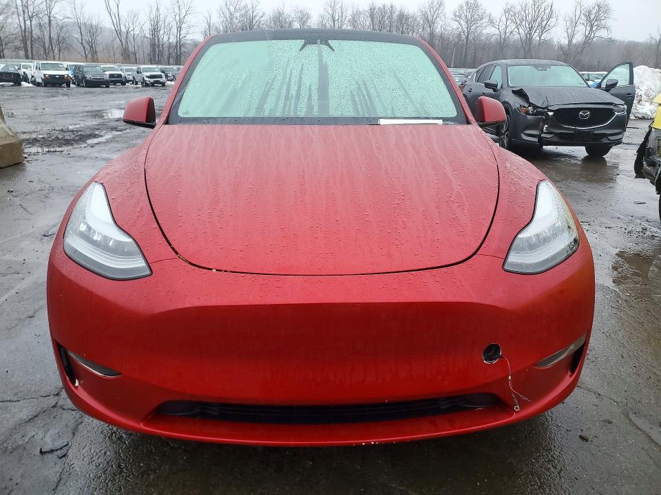 2021 Tesla Model y VIN 5YJYGDEEXMF073278 COPART salvage auction — REAR END, Nj - Cert Of Title-Salvage, sold $8,300 on 2026-07-08 (photo 5)