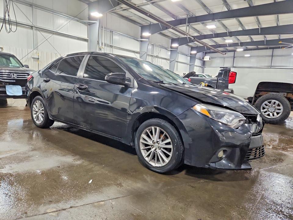 2014 Toyota Corolla VIN 5YFBURHE0EP158515 COPART salvage auction — FRONT END, Mn - Cert Of Title-Prior Salvage, sold $1,950 on 2026-07-09 (photo 4)