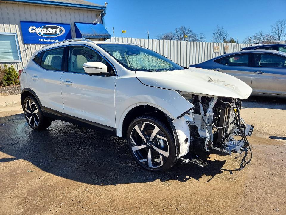 2022 Nissan Rogue VIN JN1BJ1CW6NW486915 COPART salvage auction — FRONT END, Salvage Title, sold $500 on 2026-07-30 (photo 4)