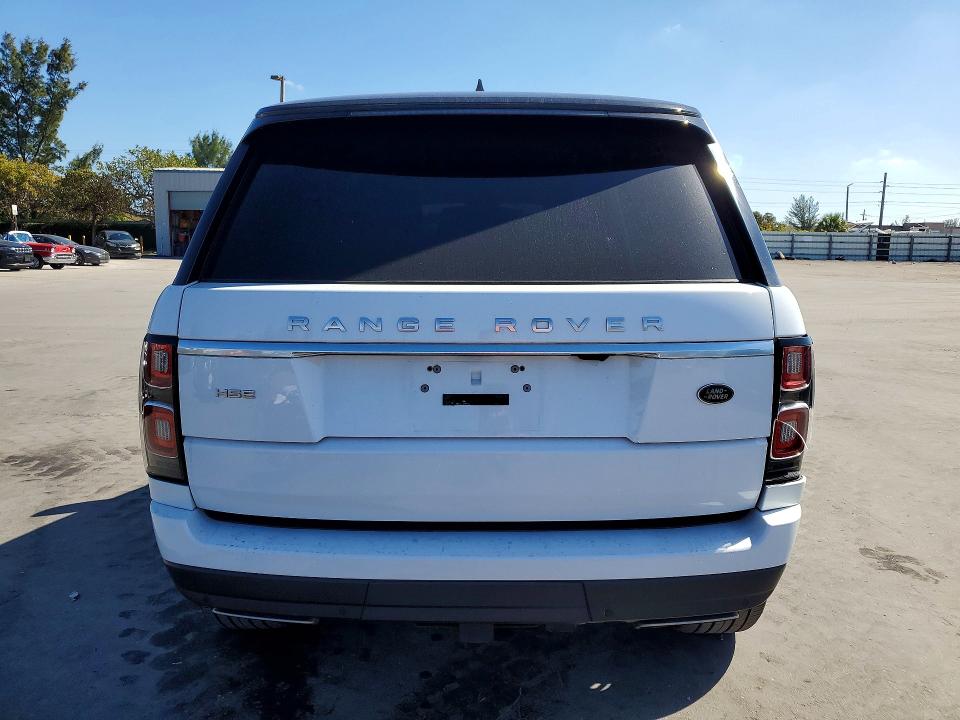 2018 Land rover RANGE ROVER VIN SALGS2SV3JA391842 COPART salvage auction — REAR END, Salvage Title, sold $8,800 on 2026-07-20 (photo 6)