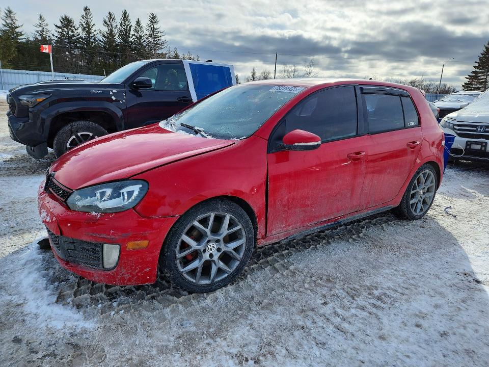 2013 Volkswagen Gti VIN WVWHV7AJ0DW119643 COPART salvage auction — FRONT END, Other, sold $1,200 on 2026-08-13 (photo 1)