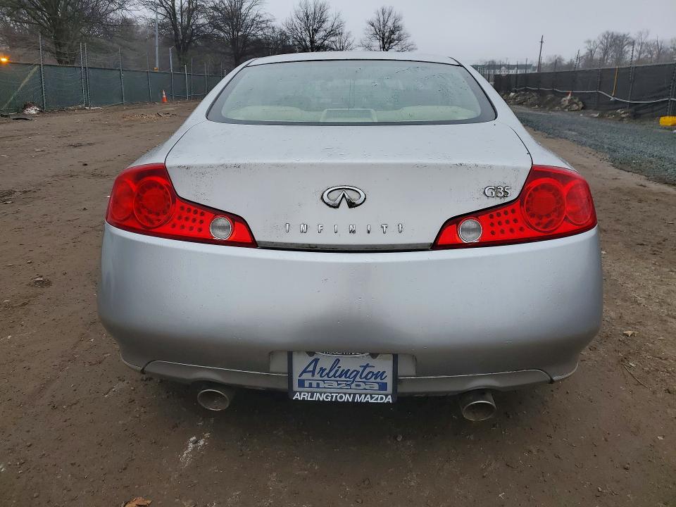 2004 Infiniti G35 VIN JNKCV54E94M808670 COPART salvage auction — MECHANICAL, MD - PARTS ONLY-NO TITLE LETTER, sold $375 on 2026-07-16 (photo 6)