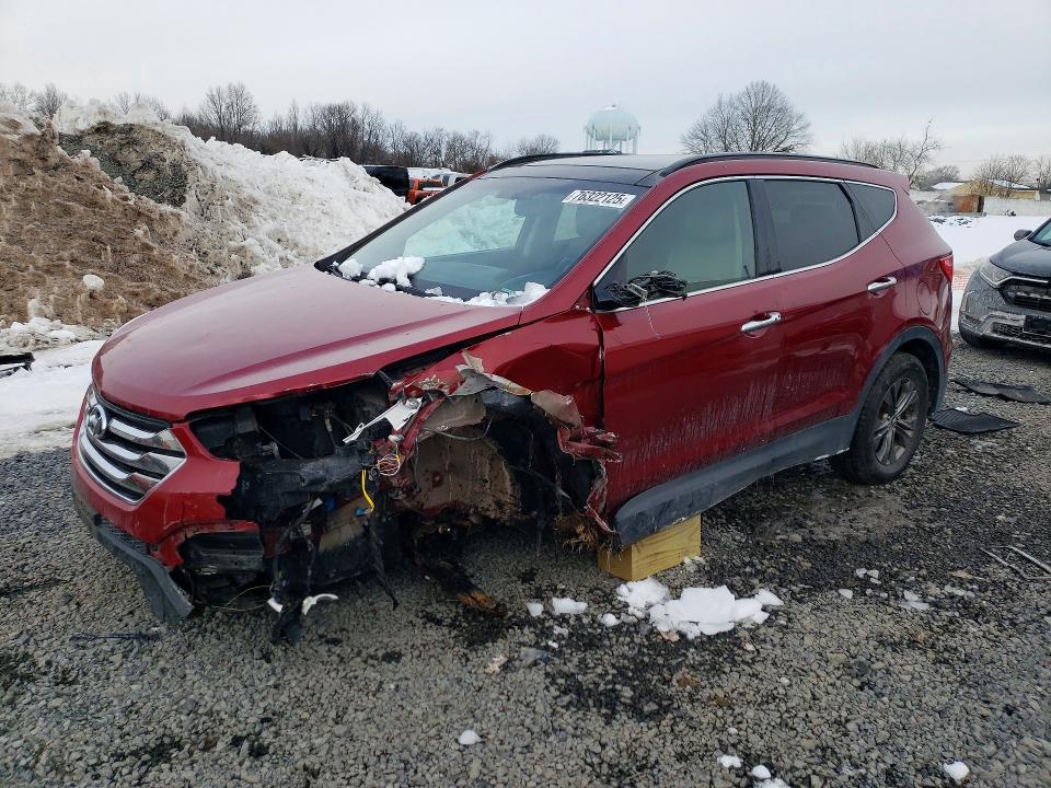 2014 Hyundai Santa fe VIN 5XYZUDLB3EG217950 COPART salvage auction — FRONT END, Nj - Cert Of Title-Salvage, sold $1,650 on 2026-07-14 (photo 1)