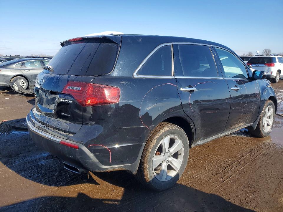 2012 Acura Mdx VIN 2HNYD2H32CH514508 COPART salvage auction — FRONT END, Id - Salvage Certificate Of Title, sold $1,650 on 2026-07-09 (photo 3)