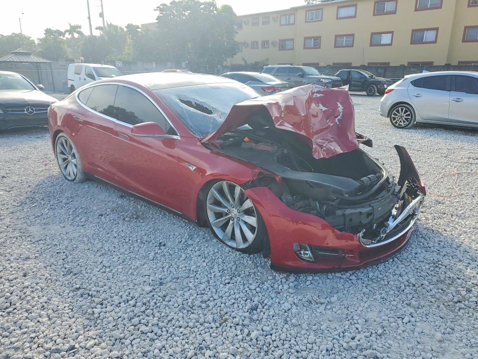 2013 Tesla Model s VIN 5YJSA1DP1DFP13077 COPART salvage auction — FRONT END, Fl - Cert Of Title Slvg Rebuildable, sold $1,250 on 2026-07-07 (photo 4)
