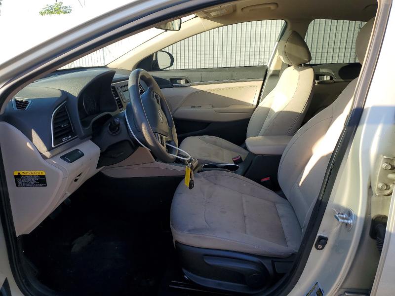 2017 Hyundai Elantra VIN KMHD74LFXHU092531 COPART salvage auction — MECHANICAL, Ca - Dis/Dlr/Exp Only Clean Title, sold $2,400 on 2026-07-28 (photo 7)