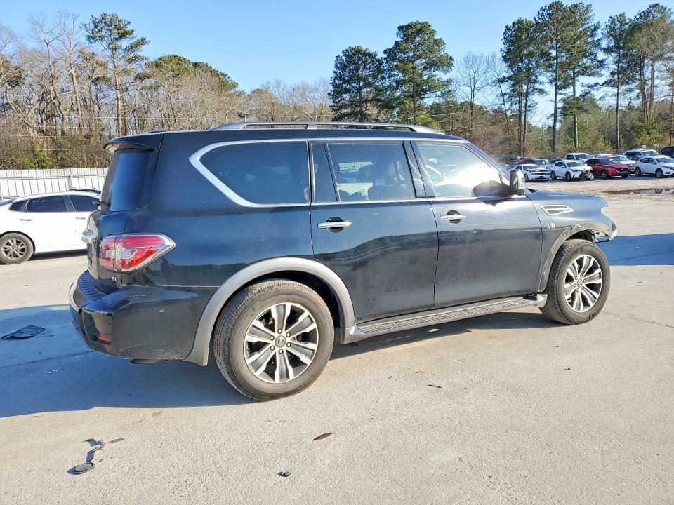 2019 Nissan Armada VIN JN8AY2ND9K9092748 COPART salvage auction — FRONT END, Sc - Cert Of Title-Salvage, sold $5,100 on 2026-07-31 (photo 3)
