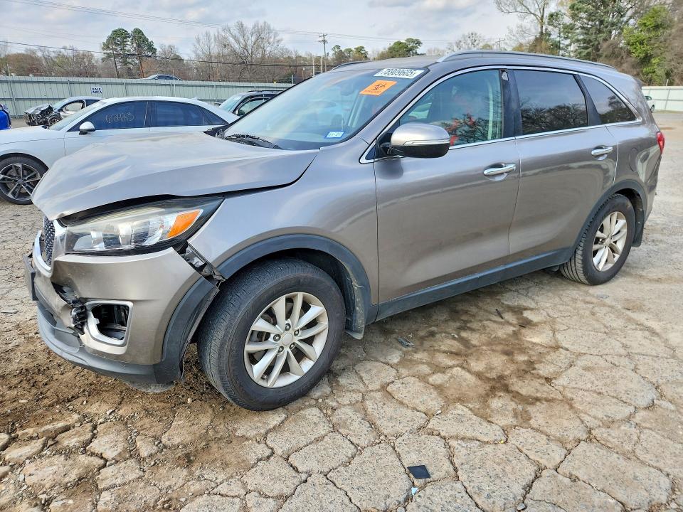 2016 Kia Sorento VIN 5XYPG4A30GG076073 COPART salvage auction — FRONT END, Tx - Salvage Vehicle Title, sold $1,400 on 2026-07-02 (photo 1)