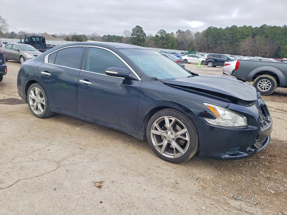 2012 Nissan Maxima VIN 1N4AA5AP3CC820690 COPART salvage auction — FRONT END, Ms - Cert Of Title-Salvaged, sold $400 on 2026-07-03 (photo 4)