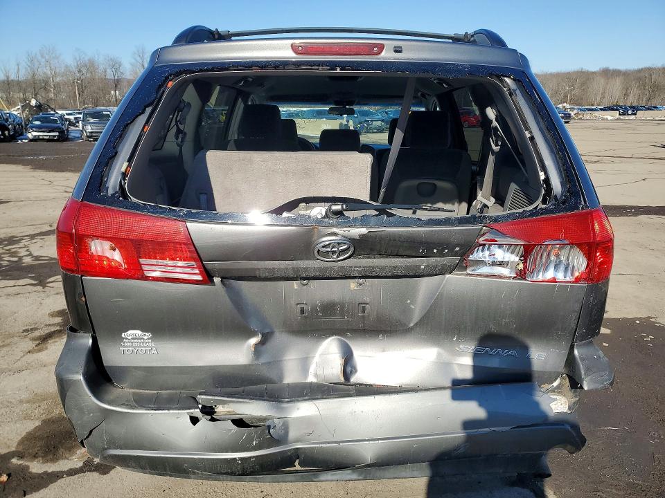 2005 Toyota Sienna VIN 5TDZA23C95S362757 COPART salvage auction — REAR END, NY - MV-907A SALVAGE CERTIFICATE, sold $1,000 on 2026-07-14 (photo 6)