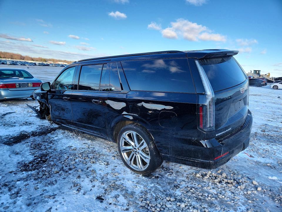 2025 Cadillac Escalade VIN 1GYS9RRL3SR189381 COPART salvage auction — FRONT END, MI - CERT OF TITLE-SALVAGE VEHICLE, sold $21,100 on 2026-07-30 (photo 2)