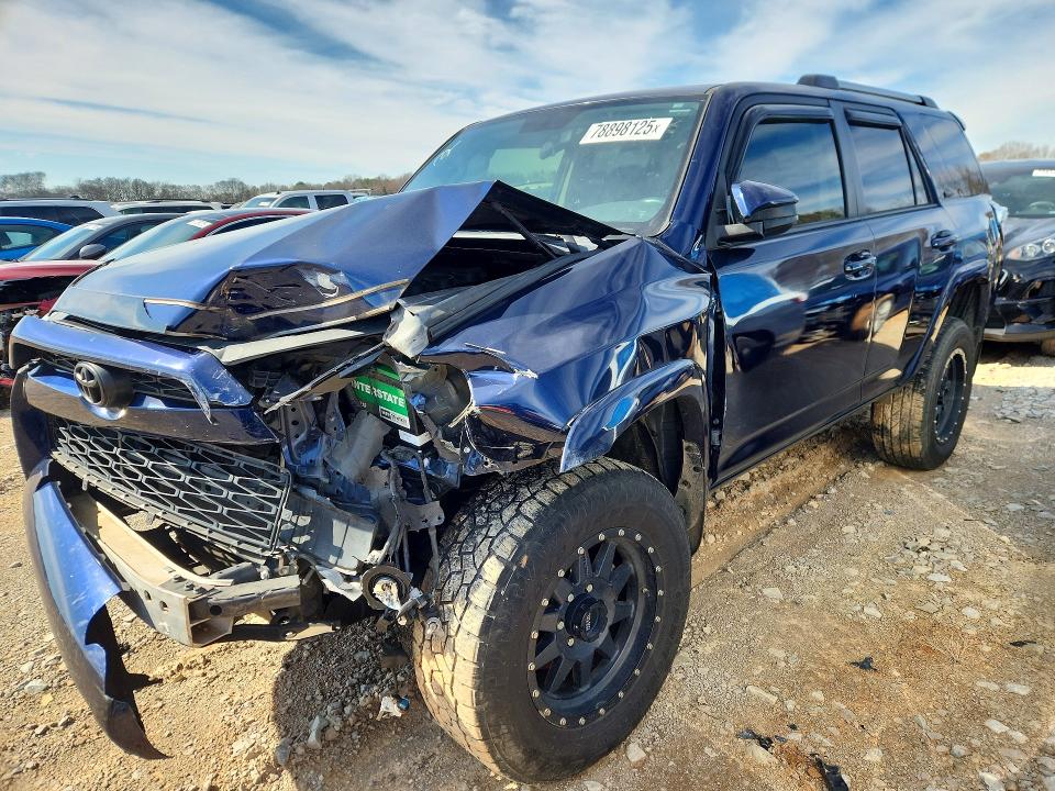 2019 Toyota 4runner VIN JTEZU5JR2K5198250 COPART salvage auction — FRONT END, Al - Cert Of Title-Salvage Title, sold $8,000 on 2026-07-11 (photo 1)