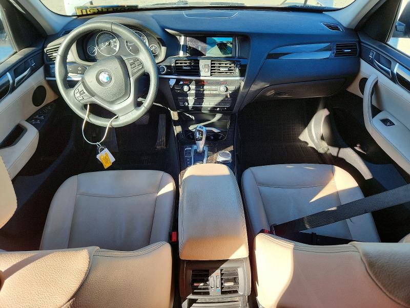 2017 BMW X3 VIN 5UXWX9C53H0T04676 COPART salvage auction — FRONT END, Al - Cert Of Title-Salvage Title, sold $3,350 on 2026-07-09 (photo 8)