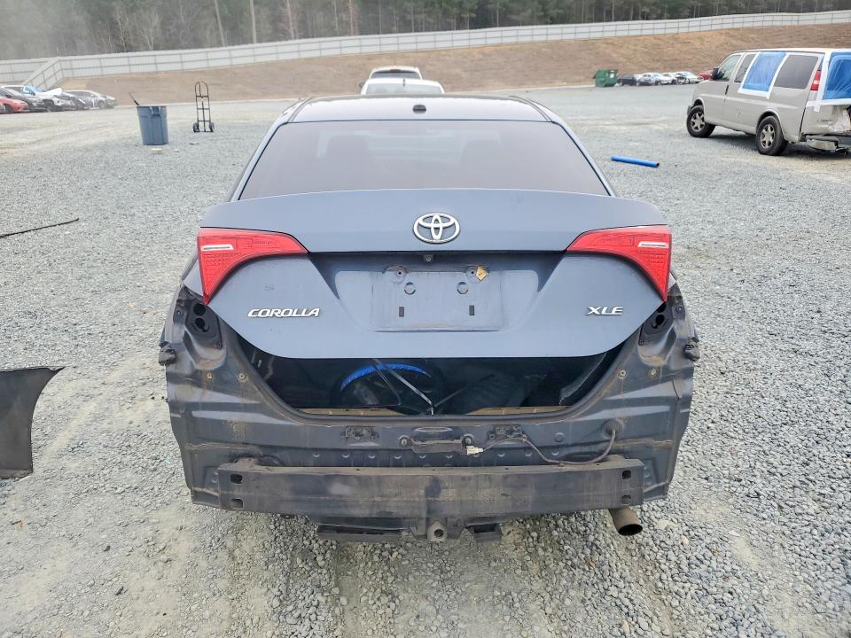 2017 Toyota Corolla VIN 2T1BURHE1HC962407 COPART salvage auction — REAR END, Nc - Salvage Certificate Of Title, sold $1,100 on 2026-07-30 (photo 6)