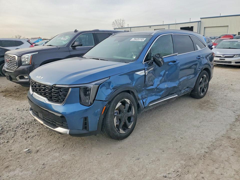 2025 Kia Sorento VIN KNDRKDJG8S5397760 COPART salvage auction — SIDE, Ks - Cert Of Title-Salvage, sold $3,300 on 2026-07-21 (photo 1)