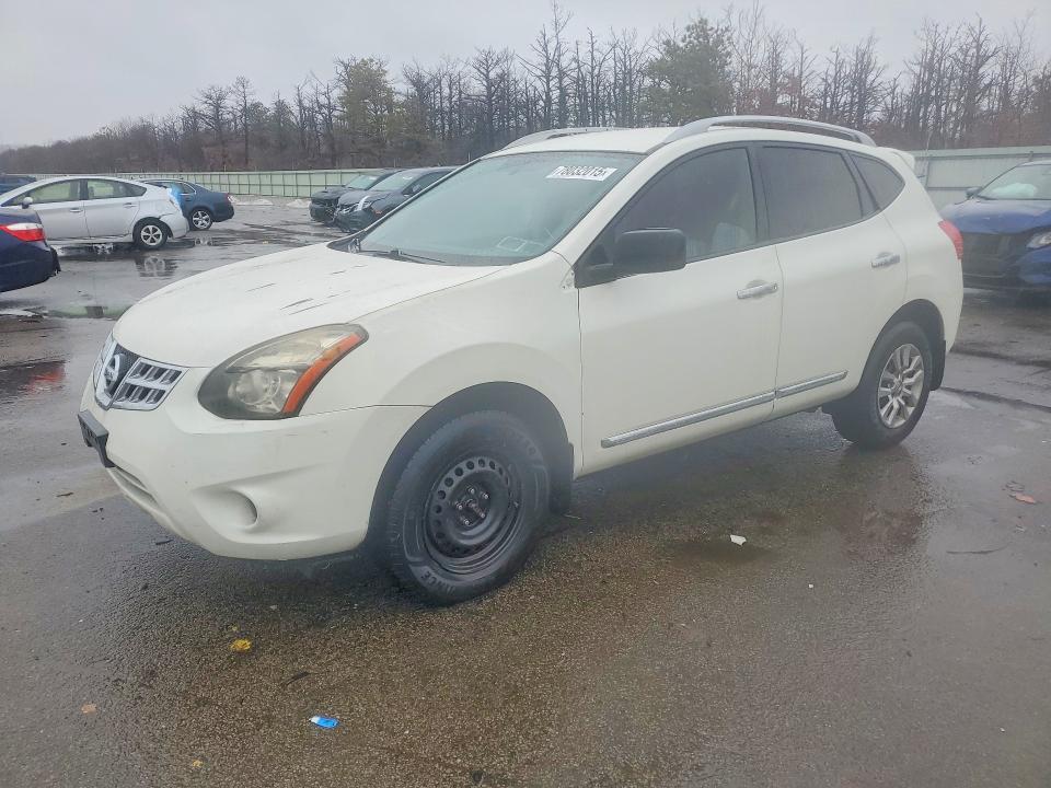 2015 Nissan Rogue VIN JN8AS5MV2FW757459 COPART salvage auction — FRONT END, Ny - Cert Of Title W/Unsatisfd Lien, sold $450 on 2026-07-13 (photo 1)