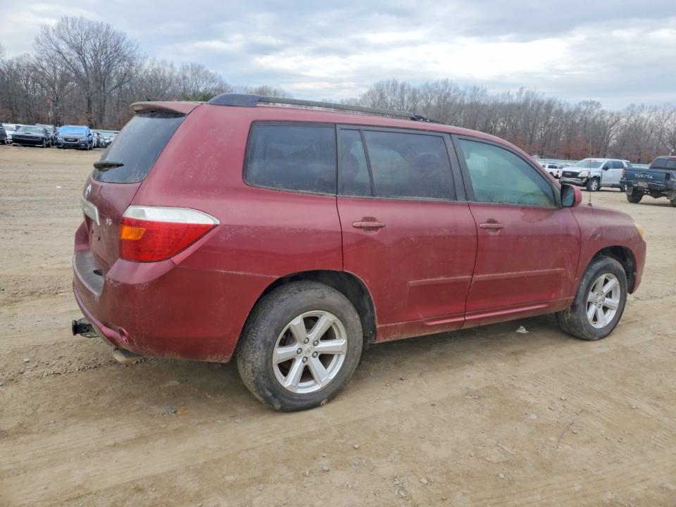 2008 Toyota Highlander VIN JTEDS41A382060778 COPART salvage auction — MINOR DENT/SCRATCHES, Fl - Certificate Of Title, sold $1,800 on 2026-07-19 (photo 3)