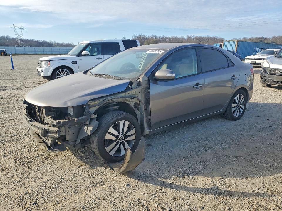 2010 Kia Forte VIN KNAFU4A2XA5162726 COPART salvage auction — FRONT END, Ca - Salvage Certificate, sold $325 on 2026-07-06 (photo 1)