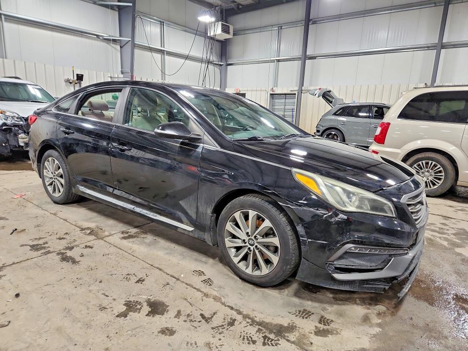 2017 Hyundai Sonata VIN 5NPE34AF7HH488532 COPART salvage auction — VANDALISM, Mn - Cert Of Title-Prior Salvage, sold $1,600 on 2026-07-09 (photo 4)