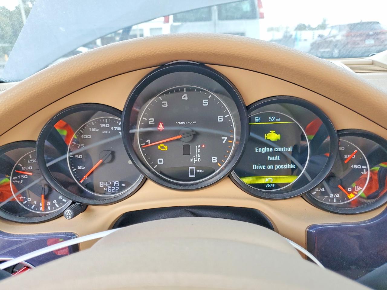 2014 Porsche Panamera VIN WP0AA2A76EL010496 COPART salvage auction — Water/Flood, FL - CERT OF TITLE-REBUILT, sold $4,950 on 2026-07-01 (photo 9)