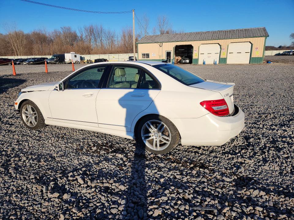 2014 Mercedes-benz C-klasse VIN WDDGF8AB2EA913135 COPART salvage auction — FRONT END, Il - Salvage Certificate, sold $600 on 2026-08-03 (photo 2)