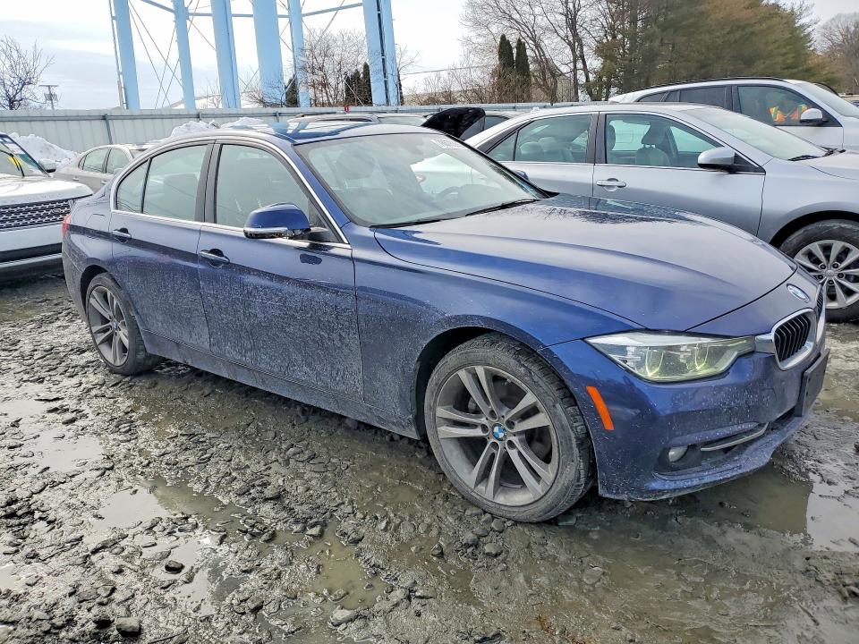 2018 BMW 3er VIN WBA8D9G54JNU72281 COPART salvage auction — SIDE, NJ - CERT OF TITLE-SALVAGE, sold $5,600 on 2026-07-27 (photo 4)