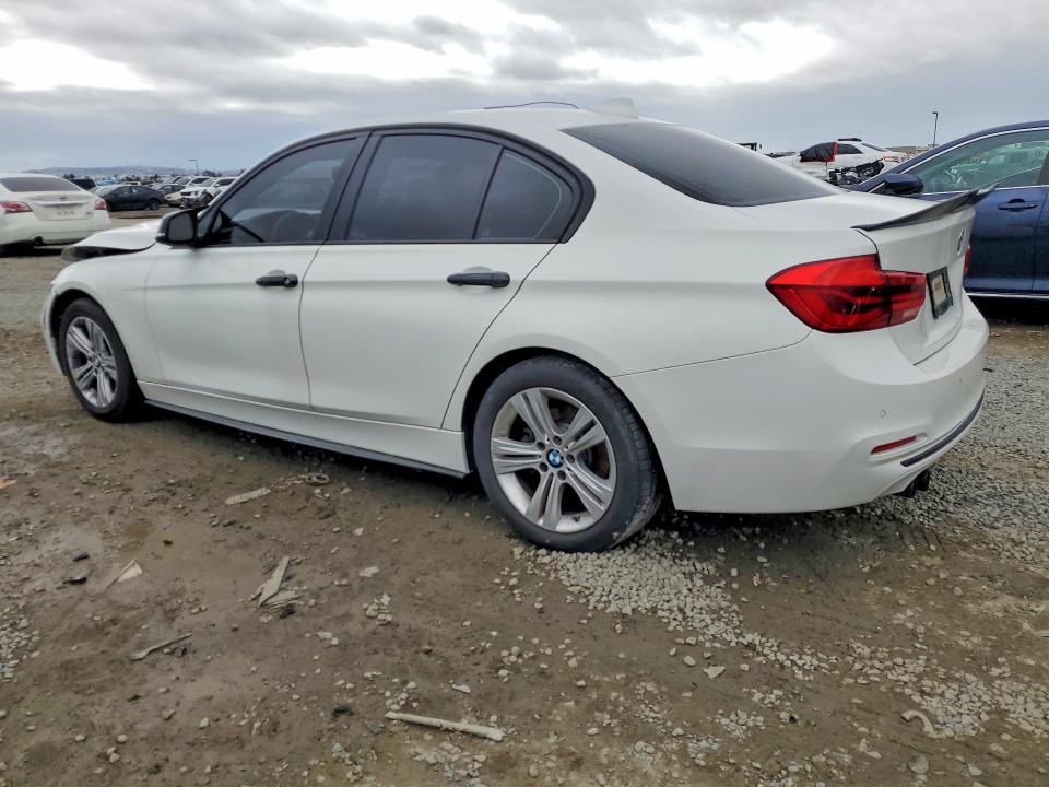 2016 BMW 3er VIN WBA8E9C57GK647958 COPART salvage auction — FRONT END, Ca - Salvage Certificate, sold $1,150 on 2026-07-31 (photo 2)