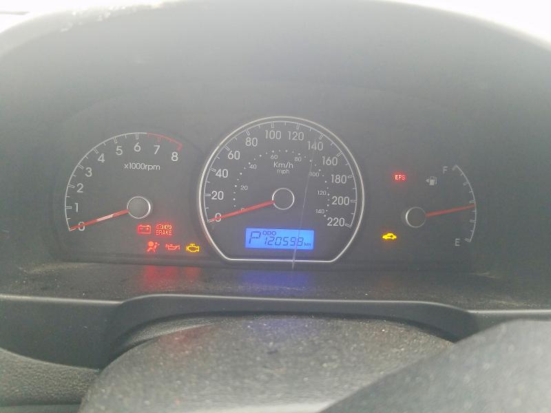 2010 Hyundai Elantra VIN KMHDU4BD7AU991037 COPART salvage auction — FRONT END, Qc - Gravement Accidente, sold $375 on 2026-07-07 (photo 9)