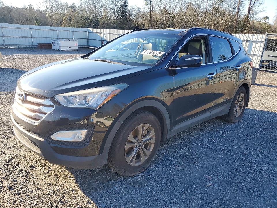 2016 Hyundai Santa fe VIN 5XYZU3LBXGG370581 COPART salvage auction — SIDE, Ga - Cert Of Title-Salvage, sold $550 on 2026-07-21 (photo 1)