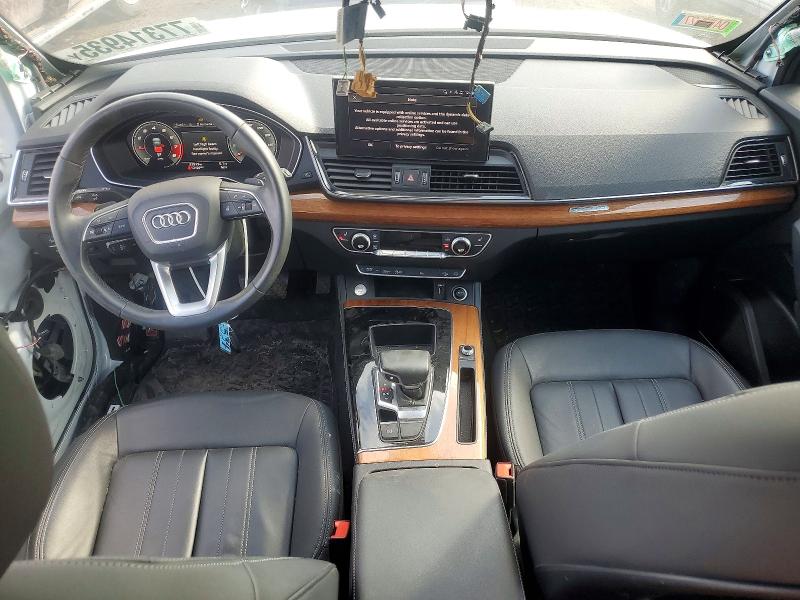 2021 Audi Q5 VIN WA1BAAFY8M2086171 COPART salvage auction — SIDE, Salvage Title, sold $12,600 on 2026-08-25 (photo 8)