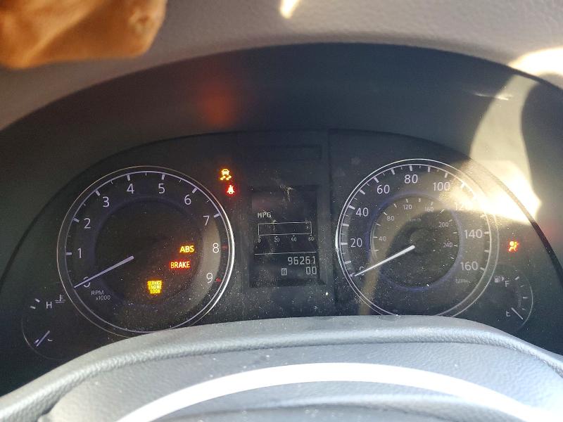 2013 Infiniti G VIN JN1CV6AR4DM766104 COPART salvage auction — MINOR DENT/SCRATCHES, Md - Cert Of Salvage > 75% Damage, sold $1,150 on 2026-07-31 (photo 9)