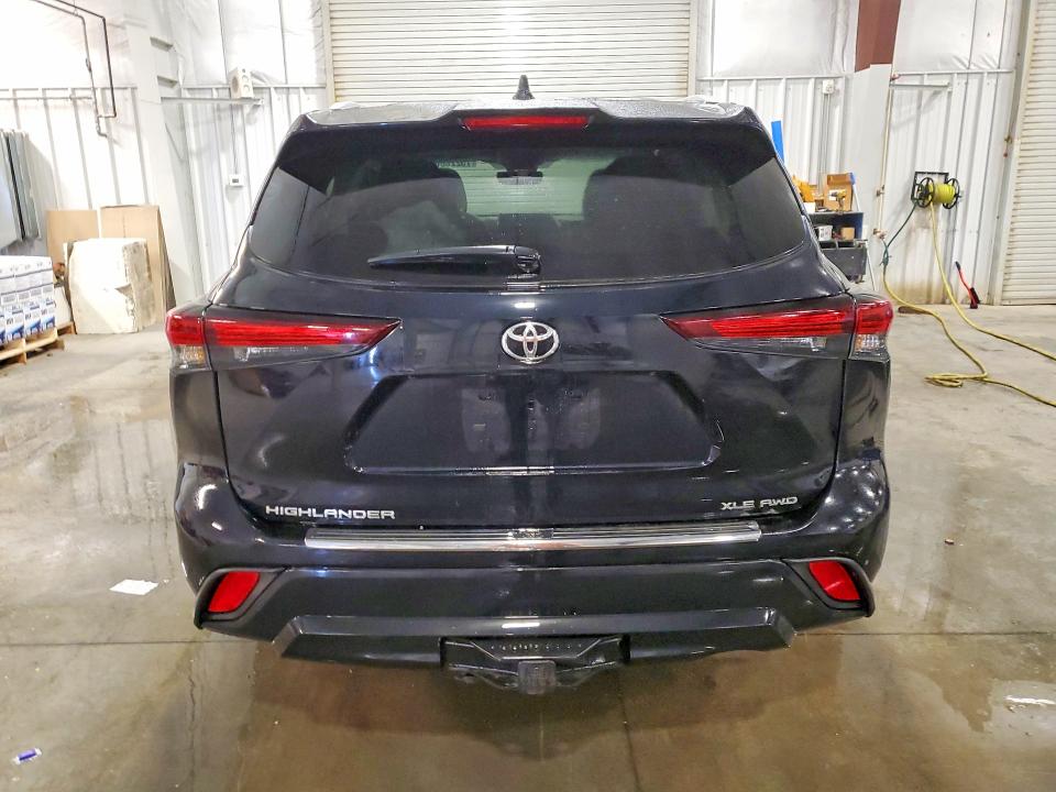 2024 Toyota Highlander VIN 5TDKDRBH8RS557897 COPART salvage auction — FRONT END, Mn - Cert Of Title-Salvage, sold $15,600 on 2026-07-06 (photo 6)