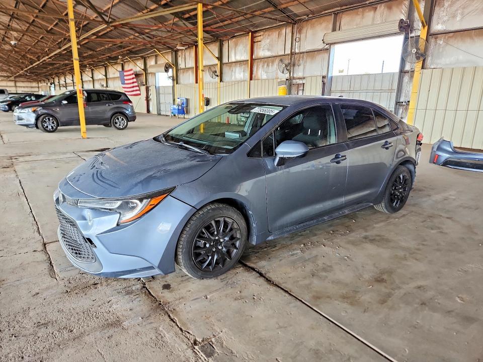 2020 Toyota Corolla VIN JTDEPRAE0LJ095772 COPART salvage auction — REAR END, Id - Salvage Certificate Of Title, sold $1,550 on 2026-07-22 (photo 1)