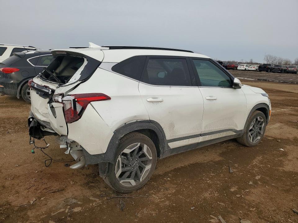 2025 Kia Seltos VIN KNDETCA75S7717644 COPART salvage auction — REAR END, Il - Salvage Certificate, sold $6,900 on 2026-07-07 (photo 3)
