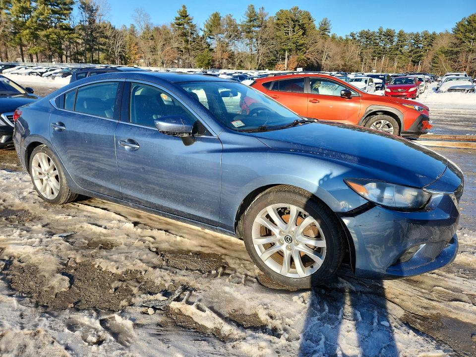 2015 Mazda 6 VIN JM1GJ1V56F1184062 COPART salvage auction — FRONT END, Ma - Certificate Of Title, sold $900 on 2026-07-13 (photo 4)