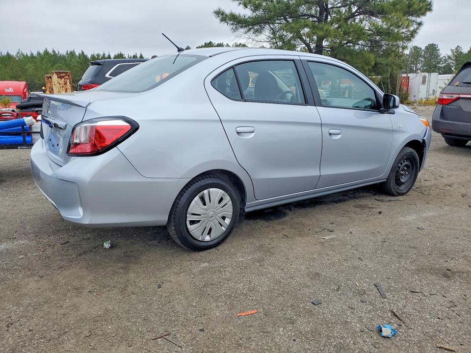 2024 Mitsubishi Mirage VIN ML32FUFJ4RHF13562 COPART salvage auction — FRONT END, Sc - Cert Of Title-Salvage, sold $3,000 on 2026-07-10 (photo 3)