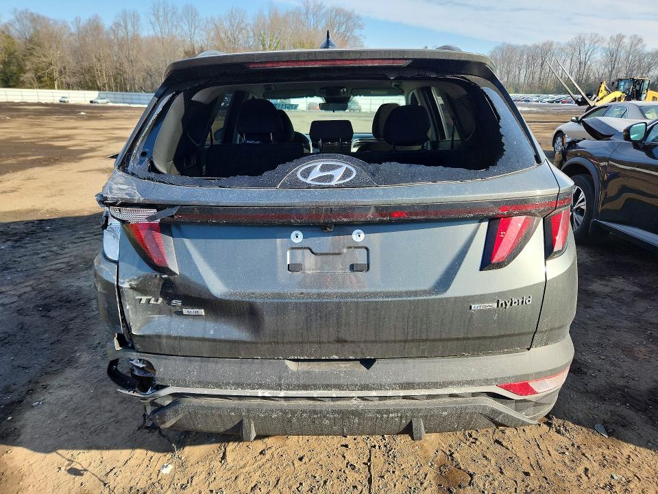 2024 Hyundai Tucson VIN KM8JBCD13RU206241 COPART salvage auction — REAR END, Md - Cert Of Salvage > 75% Damage, sold $10,400 on 2026-07-02 (photo 6)