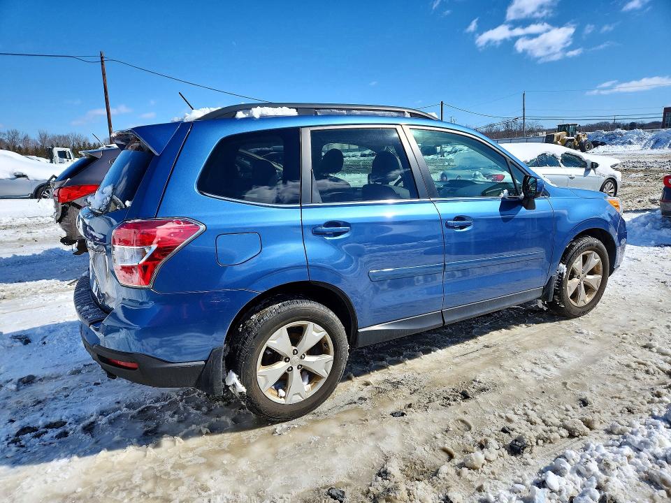 2015 Subaru Forester VIN JF2SJAHCXFH573901 COPART salvage auction — REAR END, Nj - Cert Of Title-Salvage, sold $1,550 on 2026-07-15 (photo 3)
