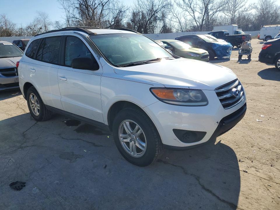 2012 Hyundai Santa fe VIN 5XYZG3AB7CG151632 COPART salvage auction — FRONT END, Id - Salvage Certificate Of Title, sold $1,350 on 2026-07-10 (photo 4)