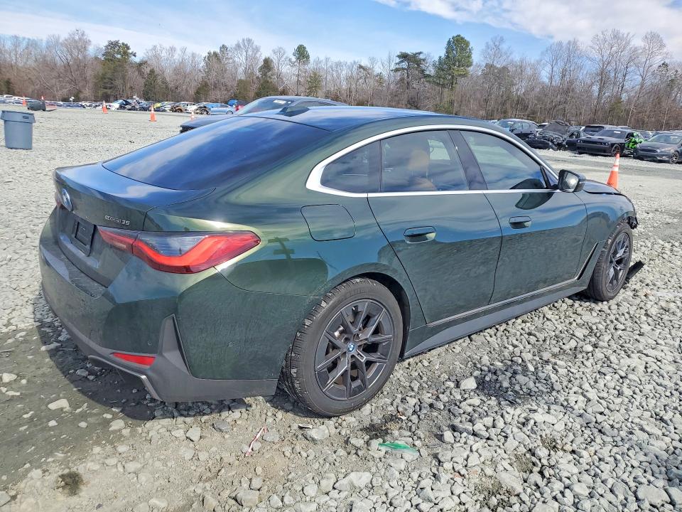 2023 BMW I4 VIN WBY43AW01PFR46491 COPART salvage auction — FRONT END, Nc - Salvage Certificate Of Title, sold $12,000 on 2026-07-29 (photo 3)