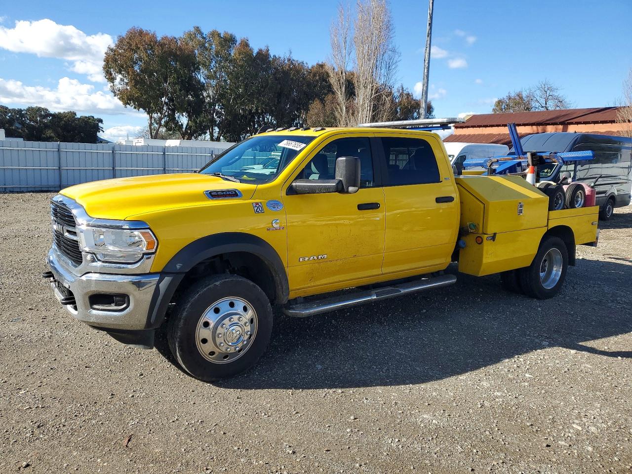 2021 Ram 5500 VIN 3C7WRMEL3MG625507 COPART salvage auction — Minor Dent/Scratches, CA - DIS/DLR/EXP ONLY CLEAN TITLE (P), sold $32,500 on 2026-03-19 (photo 1)