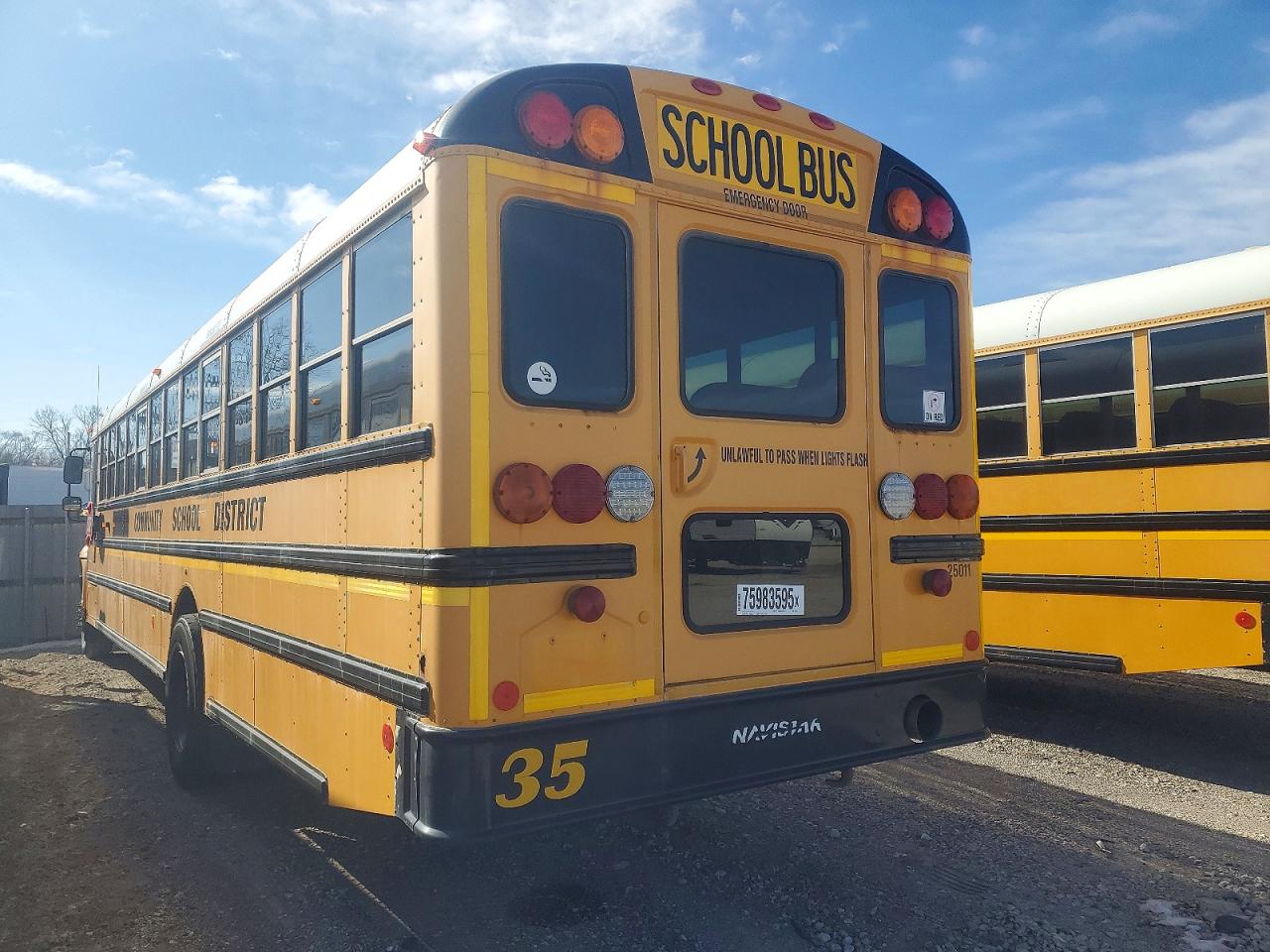2014 Ic Corporation Ce Series School VIN 4DRBUAAN6EB780770 COPART salvage auction — Minor Dent/Scratches, IA - CERTIFICATE OF TITLE, sold $1,800 on 2026-07-06 (photo 3)