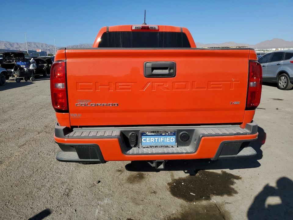2021 Chevrolet Colorado VIN 1GCGSBEN9M1200612 COPART salvage auction — FRONT END, Nv - Salvage Title, sold $6,600 on 2026-07-02 (photo 6)