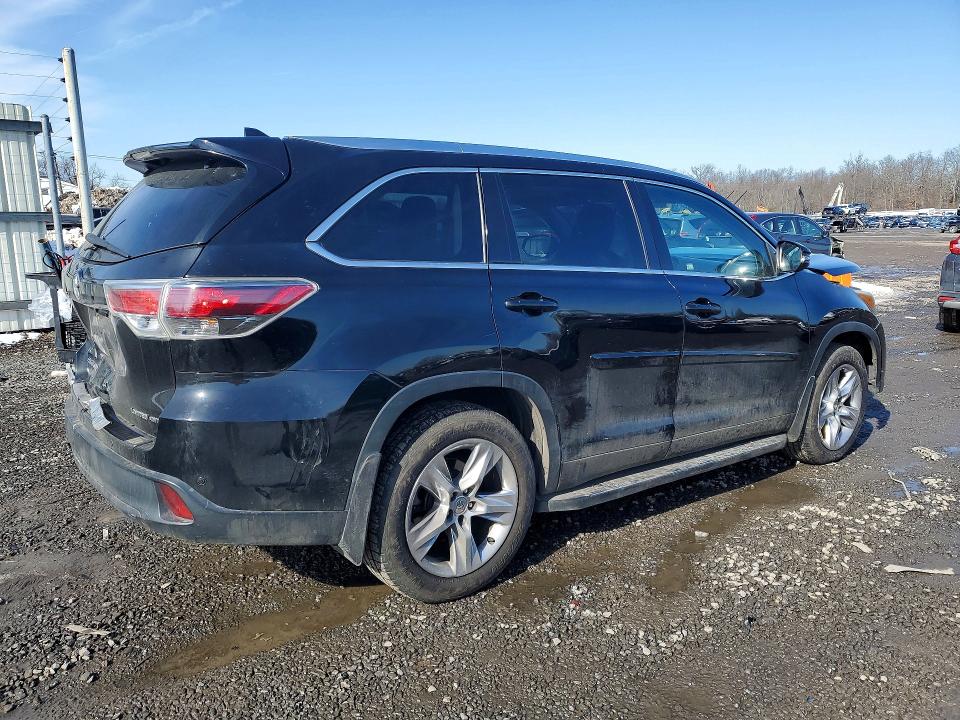 2015 Toyota Highlander VIN 5TDDKRFH1FS219990 COPART salvage auction — FRONT END, Nj - Cert Of Title-Salvage, sold $375 on 2026-07-24 (photo 3)